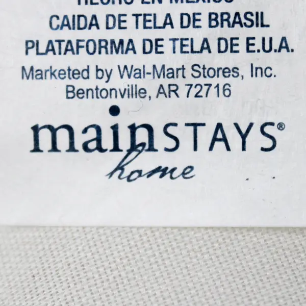 Lot Of 2 Mainstays Home Solid White Color Twin Sized Bed Skirts Cotton/Polyester