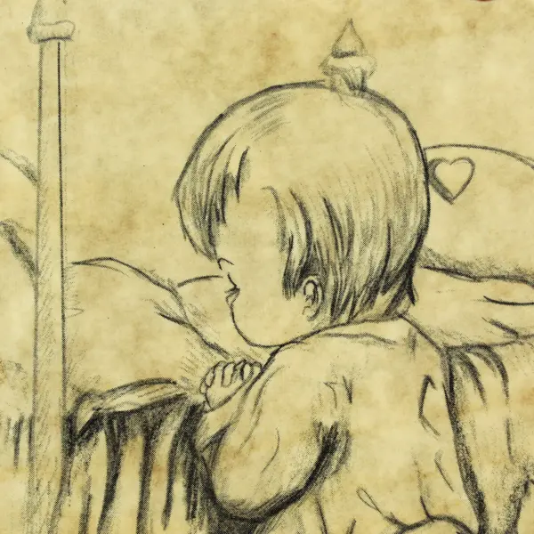 DMAR Inc. Wood Decoupage Wall Plaque by Janice Child Praying