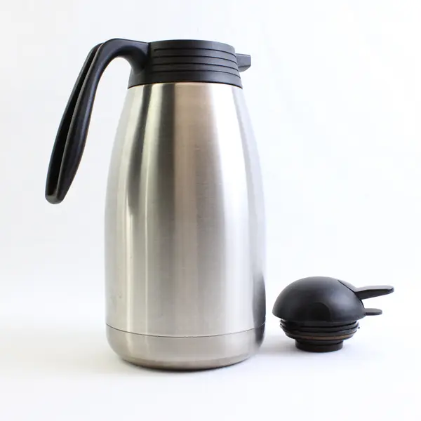 Unbranded Stainless Steel Vacuum Insulated Carafe Beverage Pitcher 11.5" Tall