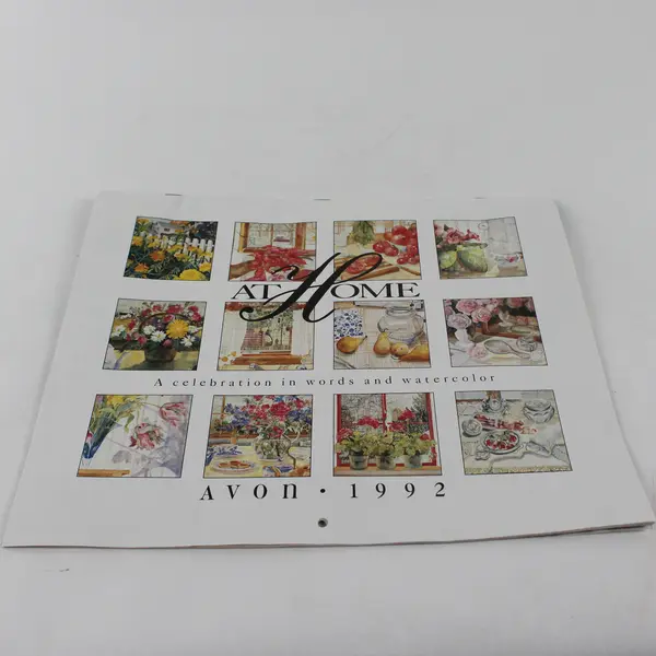 Avon 1992 Calendar At Home A Celebration in Words & Watercolor by Diane V Nafash