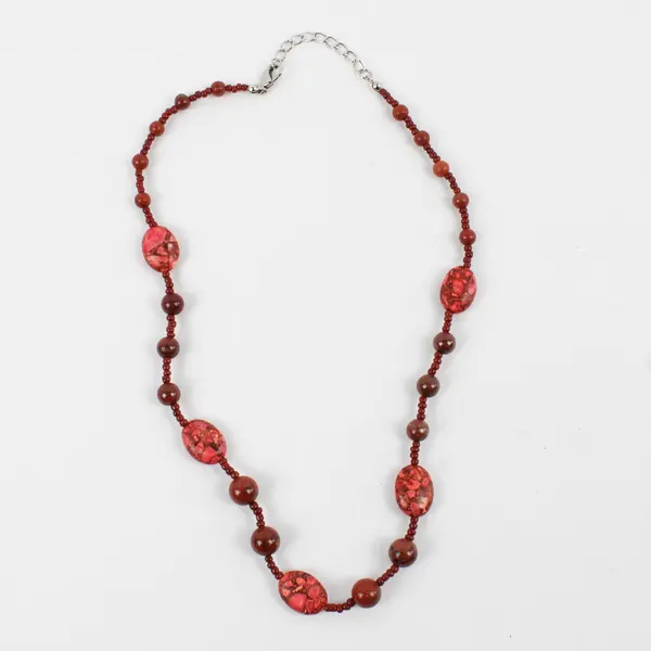 Lot of 3 Beaded Necklaces Lapis Malachite Jasper 21"