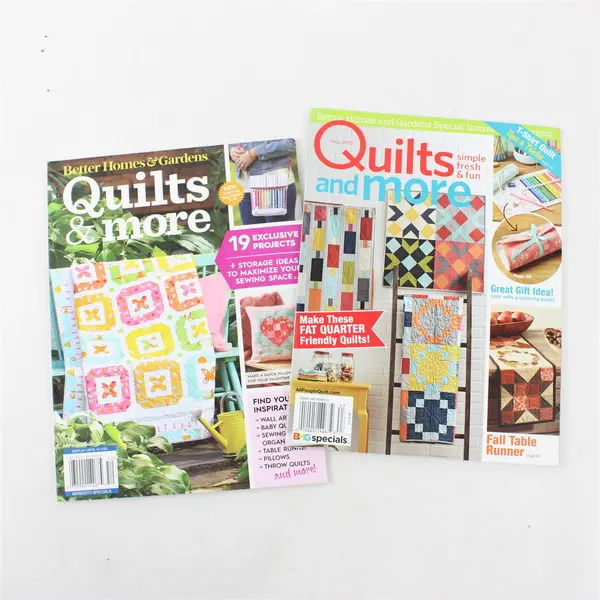Lot of 2 Quilts And More Magazines Fall 2016 Spring 2020 Good Condition