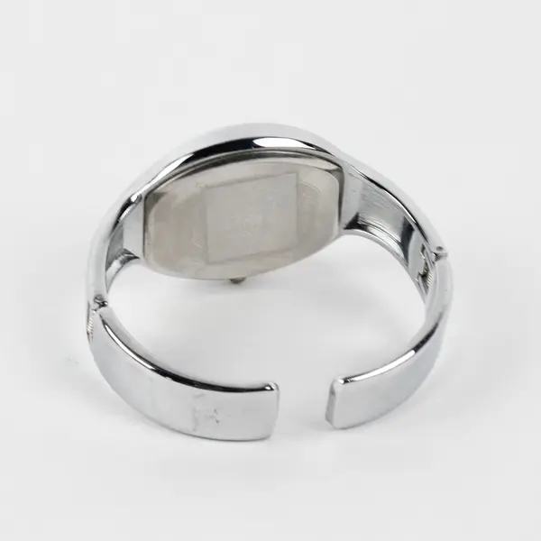 Cannes Quartz Stainless Steel Cuff Watch Needs Battery UNTESTED