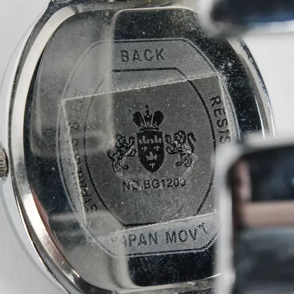 Cannes Quartz Stainless Steel Cuff Watch Needs Battery UNTESTED