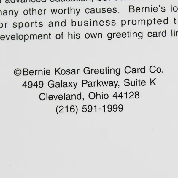 Bernie Kosar Seattle Mariners Vs New York Yankees Greeting Card