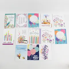 Lot of 19 Birthday Greeting Cards with Envelopes