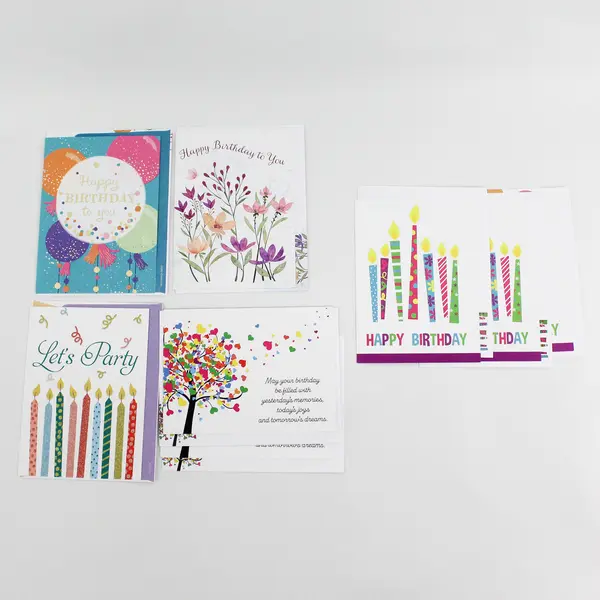 Lot of 19 Birthday Greeting Cards with Envelopes