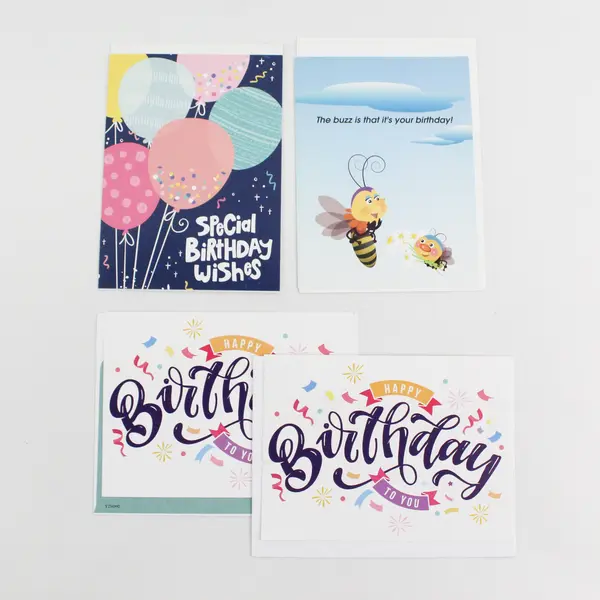 Lot of 19 Birthday Greeting Cards with Envelopes