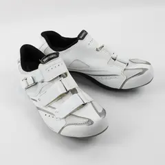 Shimano Dynalast Women's 42 White Cycling Shoes Off Set WR42 Bolt Compatible 9.5