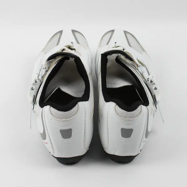 Shimano Dynalast Women's 42 White Cycling Shoes Off Set WR42 Bolt Compatible 9.5