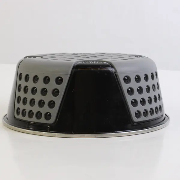Unbranded Spot Ethical Pet Dog Feeding Bowl Tribeca Black Stainless Steel 55oz