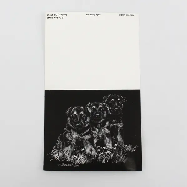 Lot of 8 Rimrock Studio German Shepherd Dog Notecards Judy Jamieson Art