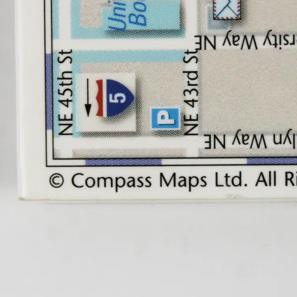 Lot Of 2 Specialty Popout Maps New York City Seattle Compass Maps