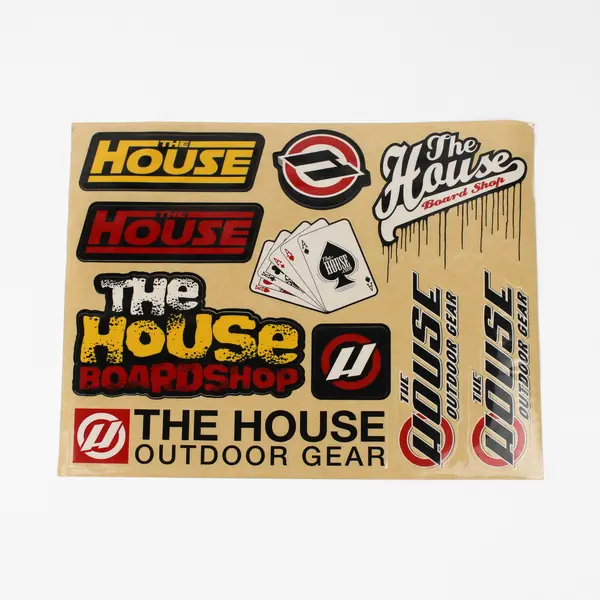 Set Of 2 Sheets House Board Shop Skateboard Stickers St Paul Minnesota