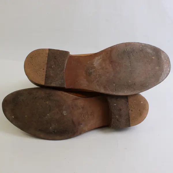 Tory Burch Women's 9M Mustard Strappy Leather Ankle Boots