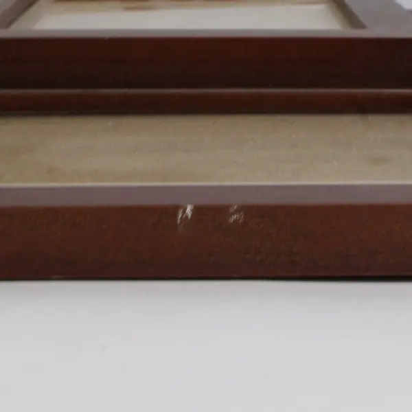 Harbortown Industries Brown Wood Collage Photo Frame 8-Opening 4x6 Picture