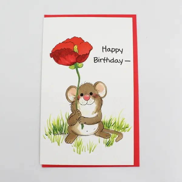 Lot of 2 VTG 1986 Suzy's Zoo Birthday Cards with Envelopes