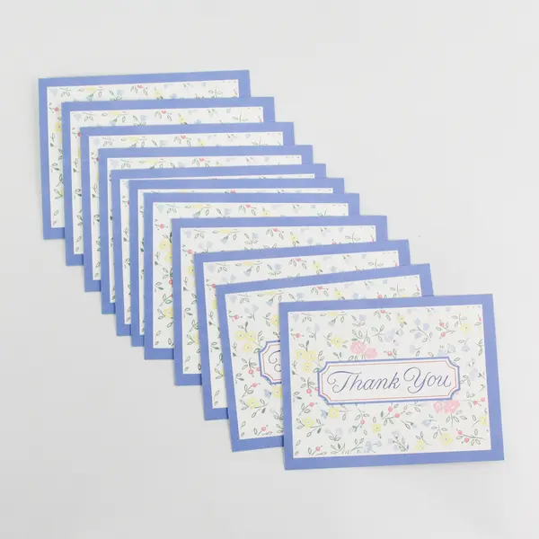 Set of 11 Vintage Hallmark Ambassador Thank You Notecards