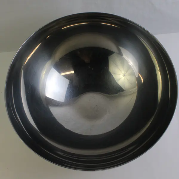 IKEA Vanda Blank Stainless Steel Round Mixing Bowl/Serving Bowl 14.5" Diameter
