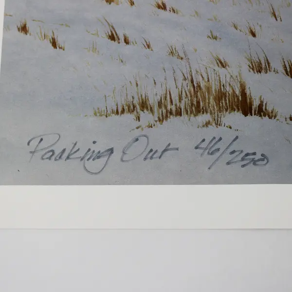 Packing Out by Tracy J. Hayes Art Print 1994 Western 46/250