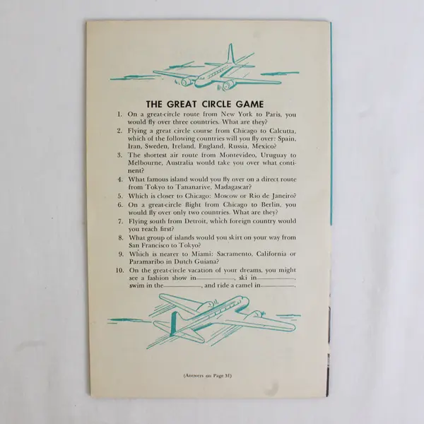 The Story of the Globe 1954 Manual Companion Literature Replogle Globes