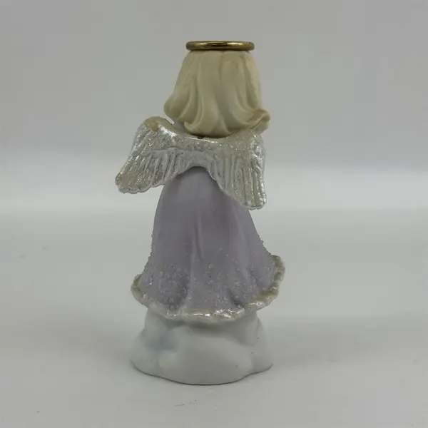 1994 Enesco Heavenly Kingdom Angel With Snowflakes Collectible Figurine 533254