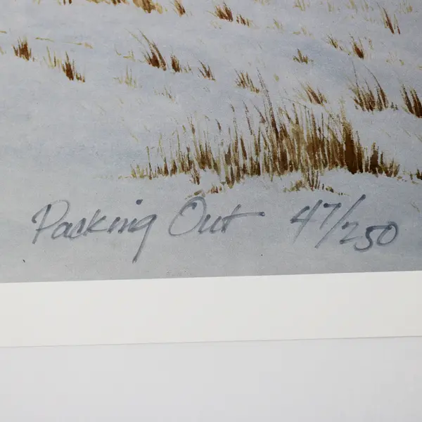 Packing Out by Tracy J. Hayes Art Print 1994 Western 47/250