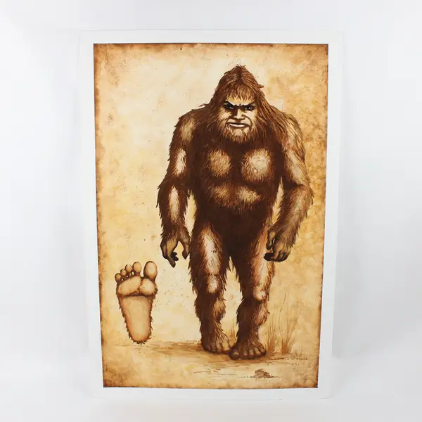 Canson Bigfoot Cryptid Wall Art Print Board 30x20