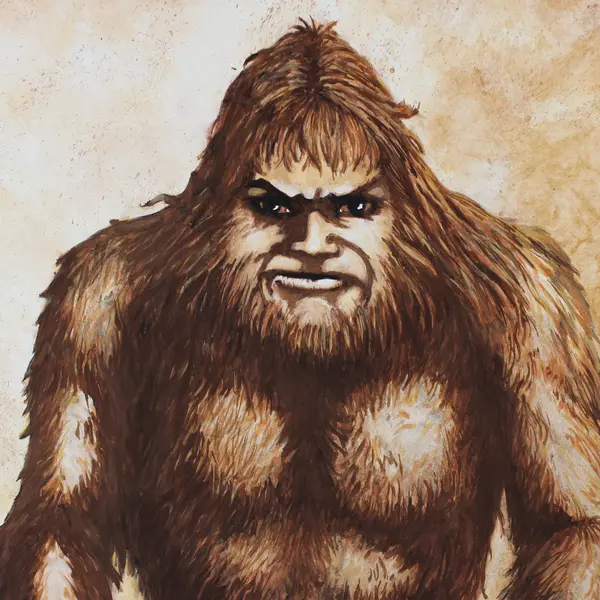 Canson Bigfoot Cryptid Wall Art Print Board 30x20