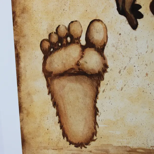 Canson Bigfoot Cryptid Wall Art Print Board 30x20