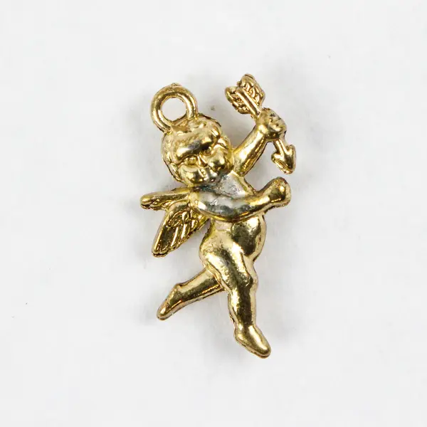 Pair of Cherub Angel Charms with Hanging Hooks