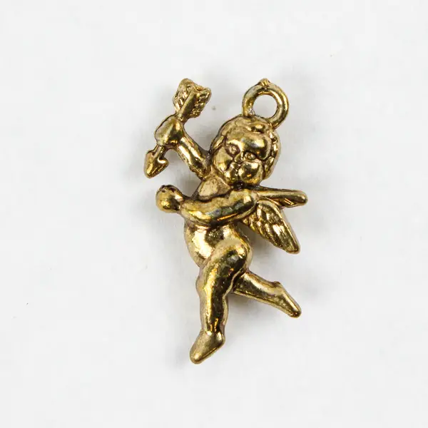 Pair of Cherub Angel Charms with Hanging Hooks