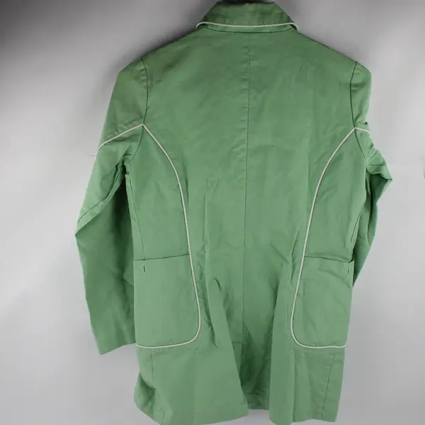 Old Navy Girls XL Light Green 100% Cotton Long Collared Coat