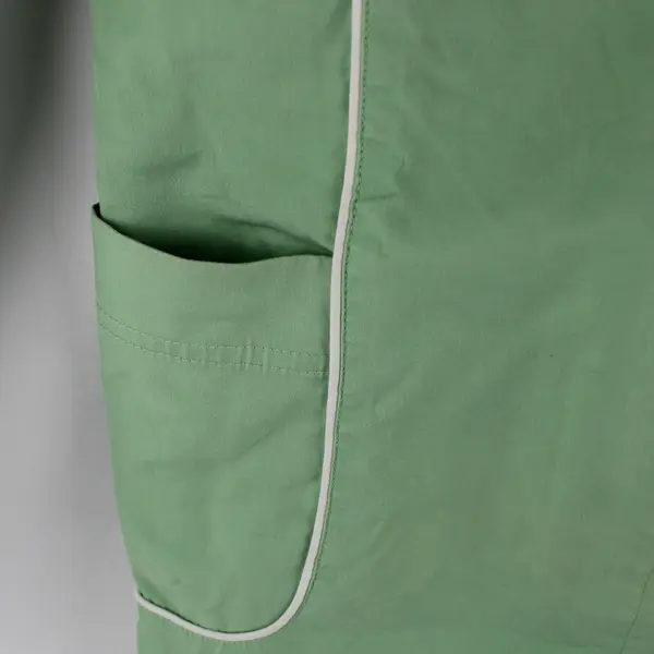 Old Navy Girls XL Light Green 100% Cotton Long Collared Coat