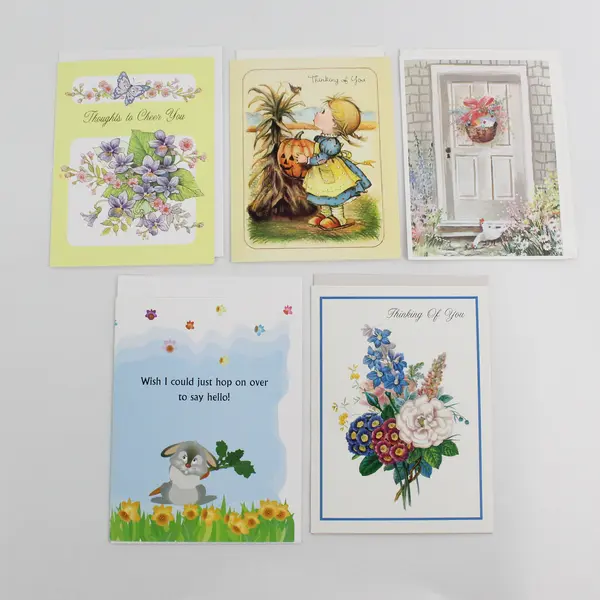 Lot of 12 Vintage and Modern Thinking of You Cards