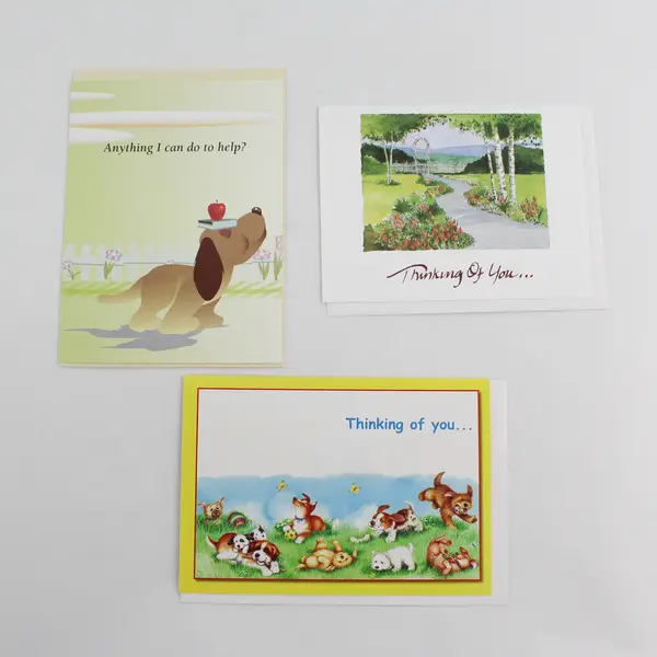 Lot of 12 Vintage and Modern Thinking of You Cards