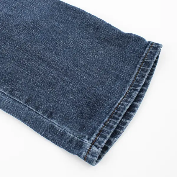 Lee Women's 40Wx30L Medium Wash Relaxed Fit Straight Leg Mid Rise Denim Jeans