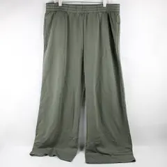 NWT Max & Mia Women's XXL Green Wide Leg Elastic Waist Sweat Pants