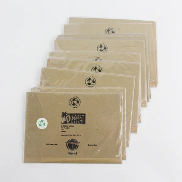 Set of 11 Deadly Dezigns Screen Printed Notecards with Envelopes