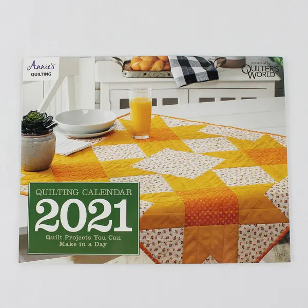 Quilting Calendar 2021 w/Quilting Projects Presented by Quilter's World 2020