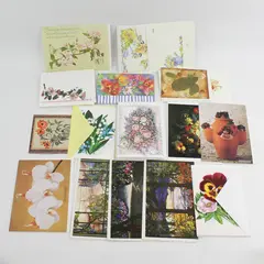 Lot of 37 Floral Design Blank Notecards with Envelopes