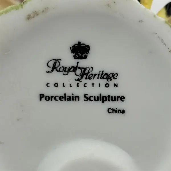 VTG Royal Heritage Great Horned Owl Bisque Porcelain Figurine