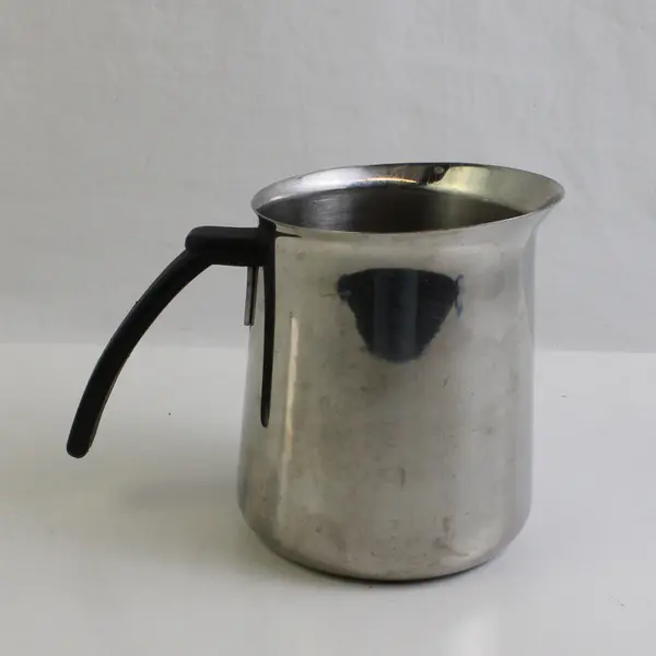 Starbucks Coffee Barista Stainless Steel Milk Frother Pitcher 4.75" Tall