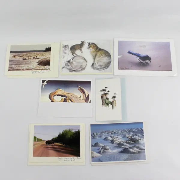 Lot of 16 Animal and Wildlife Themed Notecards with Envelopes