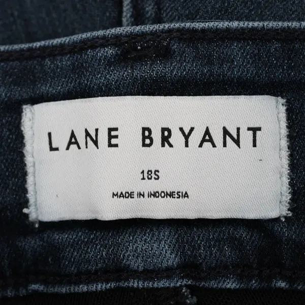 Lane Bryant Women's 40"Wx28"L High Rise Tighter Tummy Slim Straight Jeans