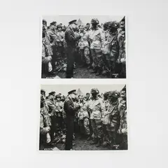 Lot Of 2 Eisenhower Addressing D-Day Troops WWII Veterans Committee Reprints