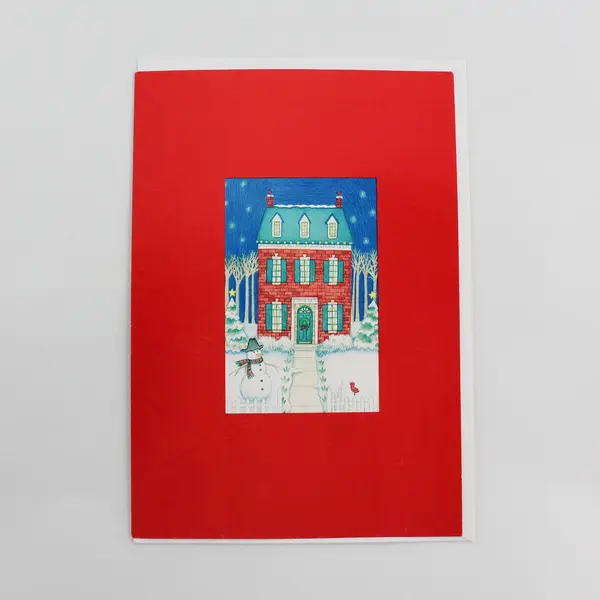 Lot of 4 Vintage Hallmark Crown Christmas Cards with Envelopes