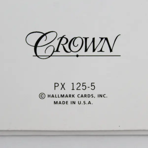 Lot of 4 Vintage Hallmark Crown Christmas Cards with Envelopes