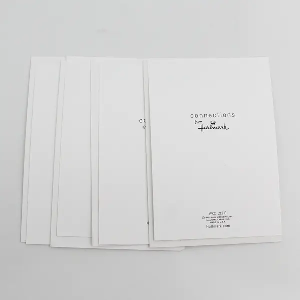 Lot of 4 Connections from Hallmark Snowman Christmas Cards with Envelopes