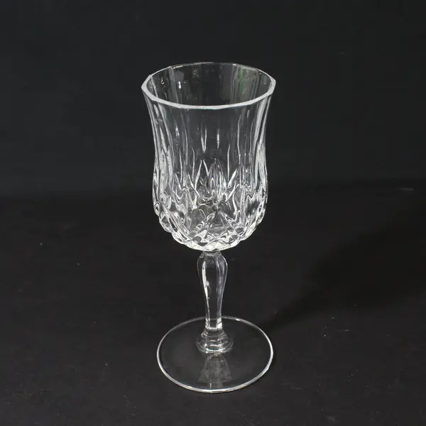 Set of 4 Cristal D'Arques Longchamp 5 3/4 oz  Crystal Wine Glasses 6.5" 